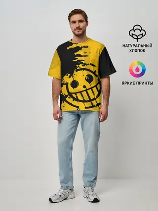 Мужская футболка оверсайз / ONE PIECE PIRATES / ПИРАТЫ