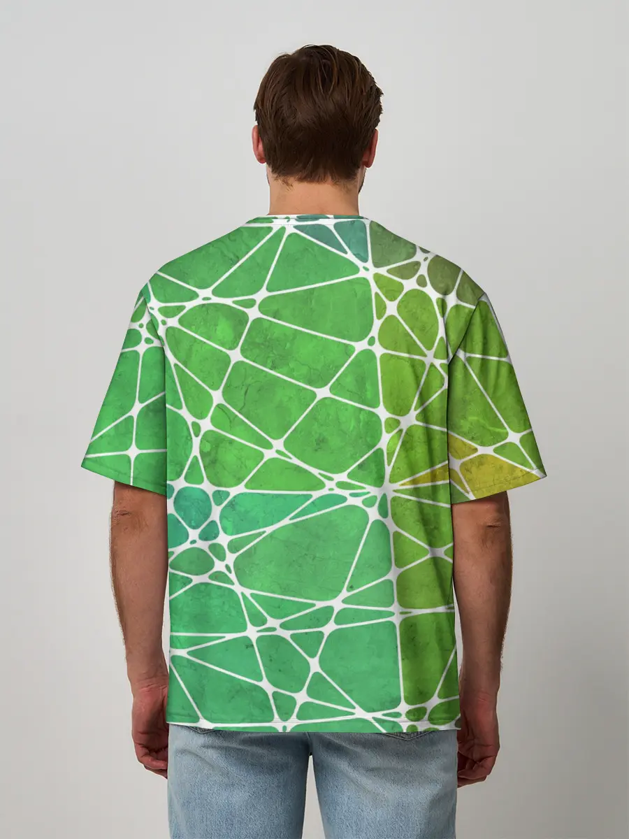 Мужская футболка оверсайз / Абстракция камень