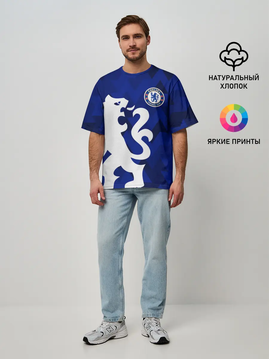 Мужская футболка оверсайз / Chelsea