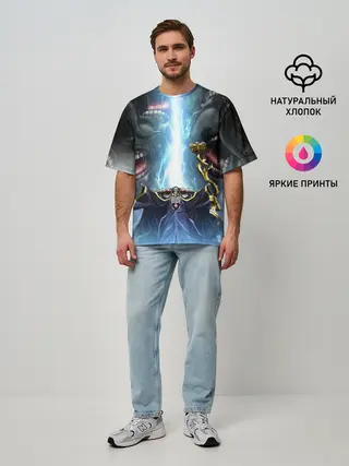 Мужская футболка оверсайз / Оверлорд Пасти