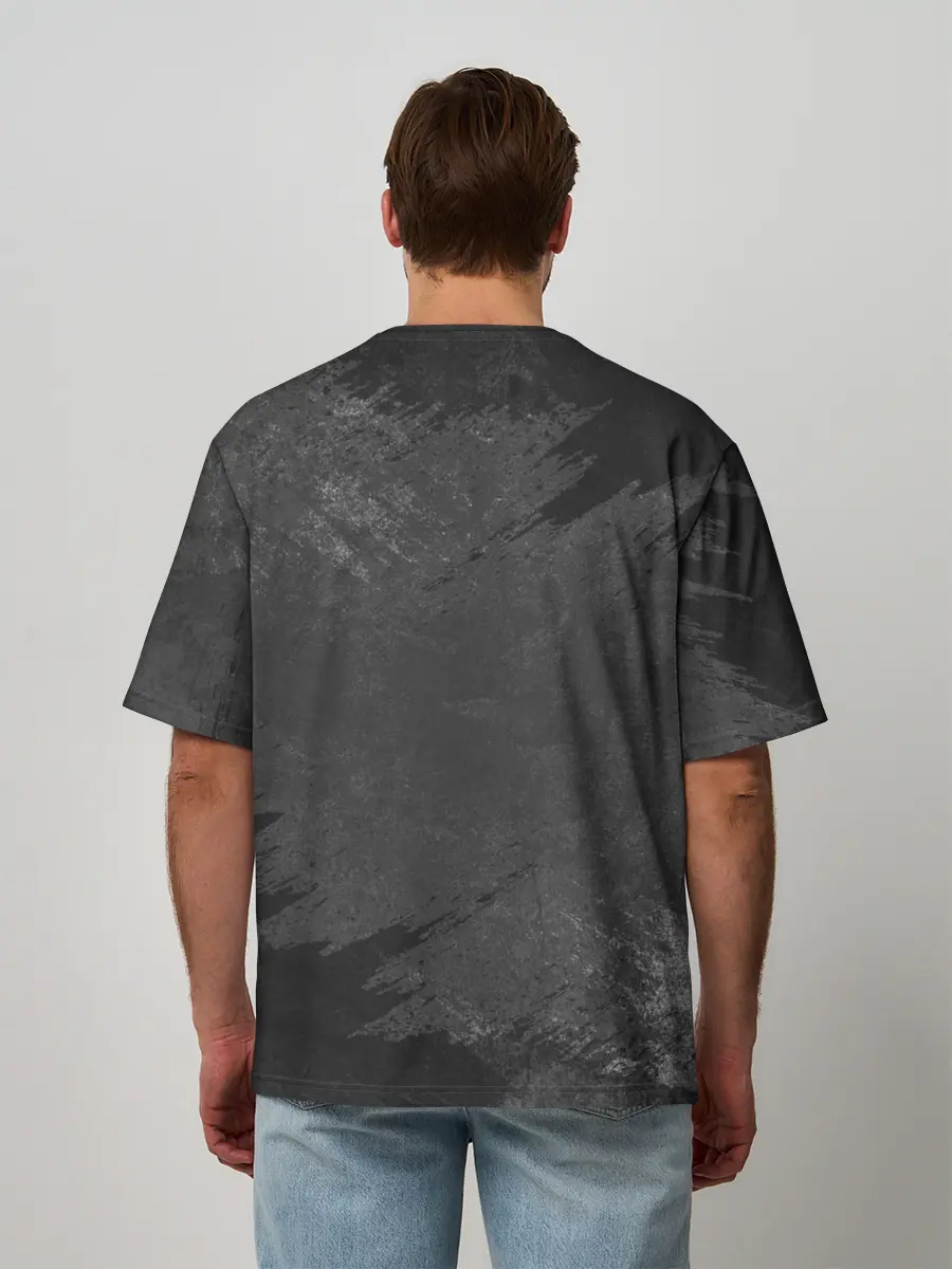 Мужская футболка оверсайз / Keith Charles Flint | Кит Флинт