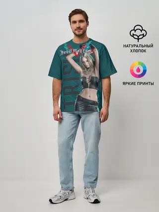 Мужская футболка оверсайз / Trish