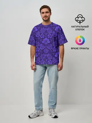 Мужская футболка оверсайз / Домашние обои