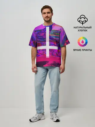Мужская футболка оверсайз / Cross