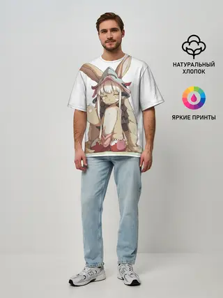 Мужская футболка оверсайз / Nanachi