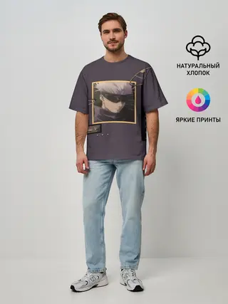 Мужская футболка оверсайз / ГОДЖО-Сатору