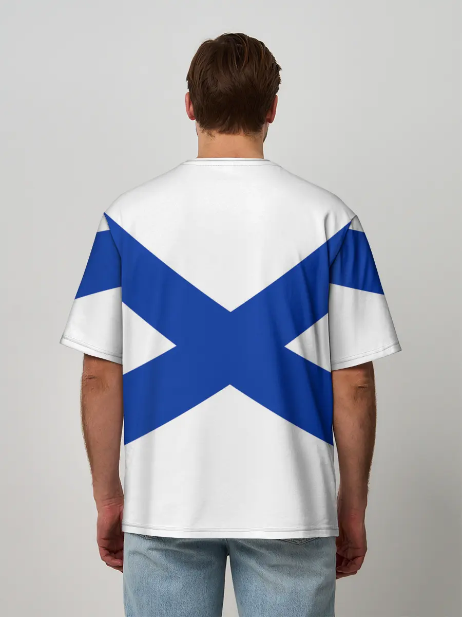 Мужская футболка оверсайз / ВМФ России