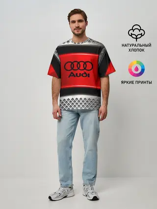 Мужская футболка оверсайз / AUDI