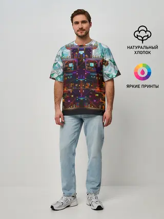 Мужская футболка оверсайз / Terraria