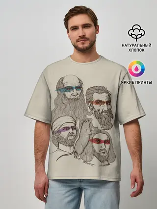 Мужская футболка оверсайз / Они вам не черепашки ниндзя