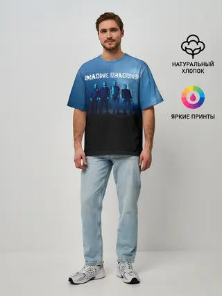 Мужская футболка оверсайз / Greatest Hits - Imagine Dragons