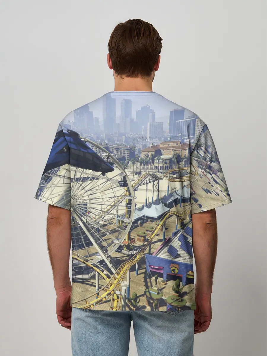 Мужская футболка оверсайз / GTA Online