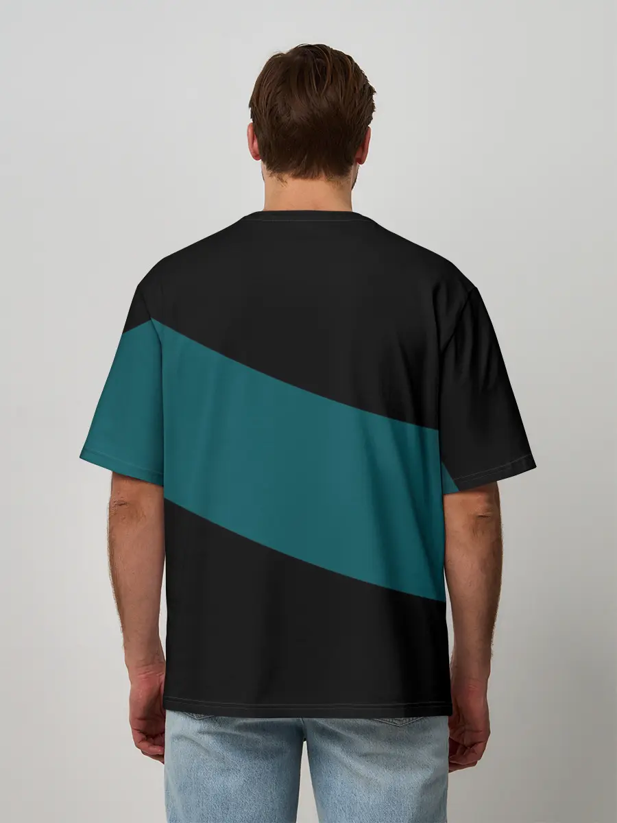 Мужская футболка оверсайз / Сан-Хосе Шаркс