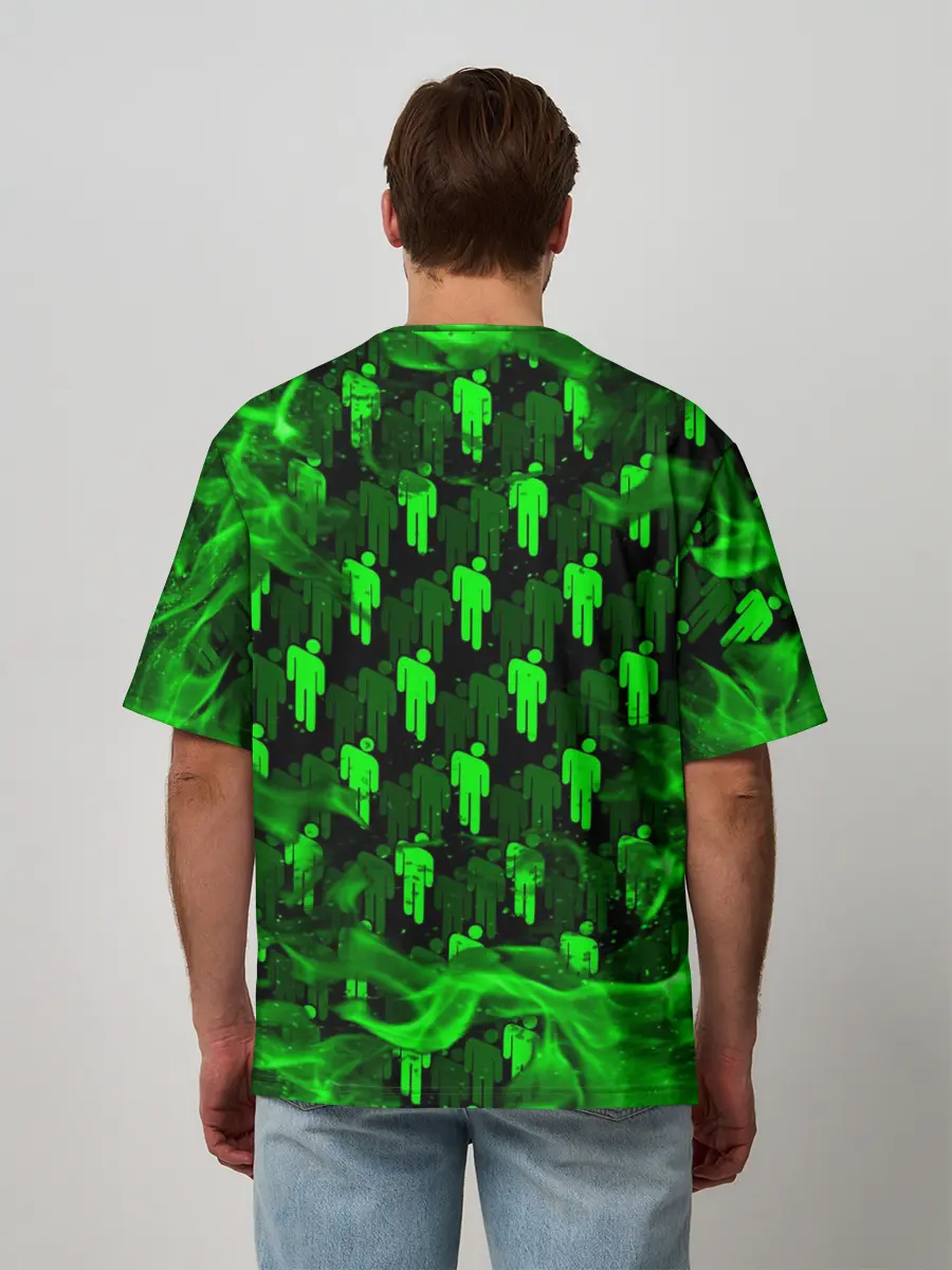 Мужская футболка оверсайз / BILLIE EILISH