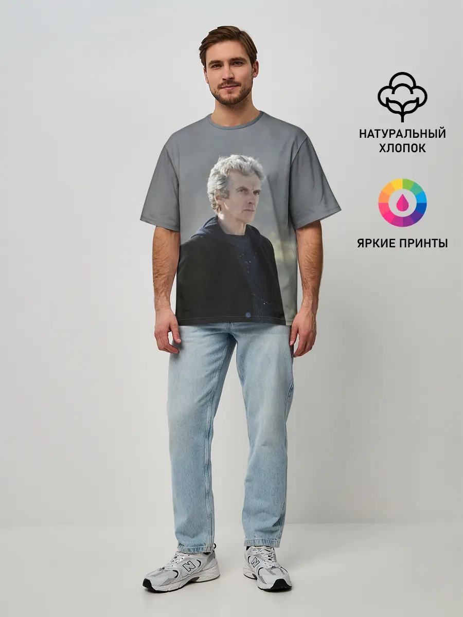 Мужская футболка оверсайз / ДОКТОР КТО