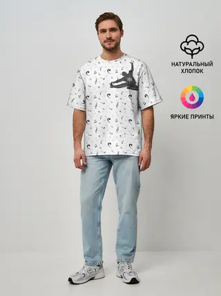 Мужская футболка оверсайз / Dance style