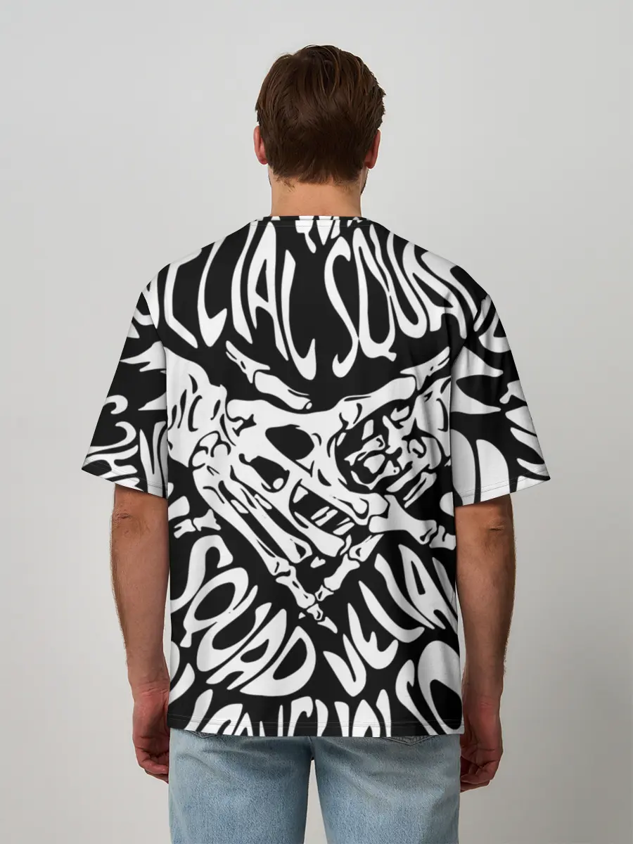 Мужская футболка оверсайз / VELIAL SQUAD