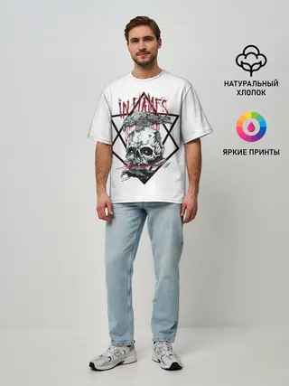 Мужская футболка оверсайз / In Flames