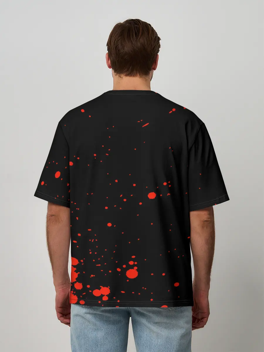 Мужская футболка оверсайз / TRUST NO ONE