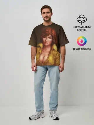 Мужская футболка оверсайз / ЭЙПРИЛ