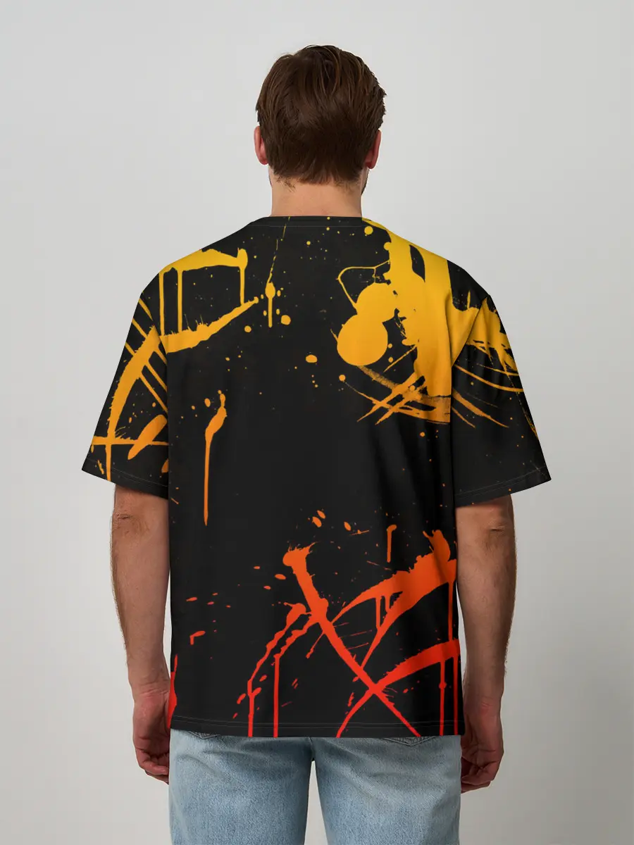 Мужская футболка оверсайз / JoJo Bizarre Adventure