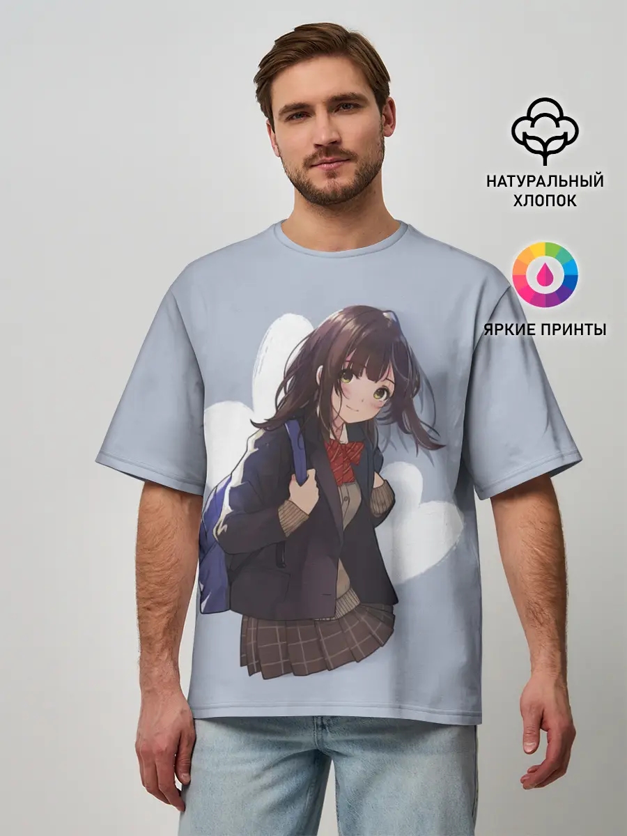 Мужская футболка оверсайз / Sayu