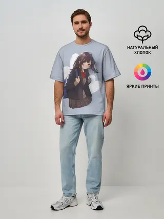 Мужская футболка оверсайз / Sayu