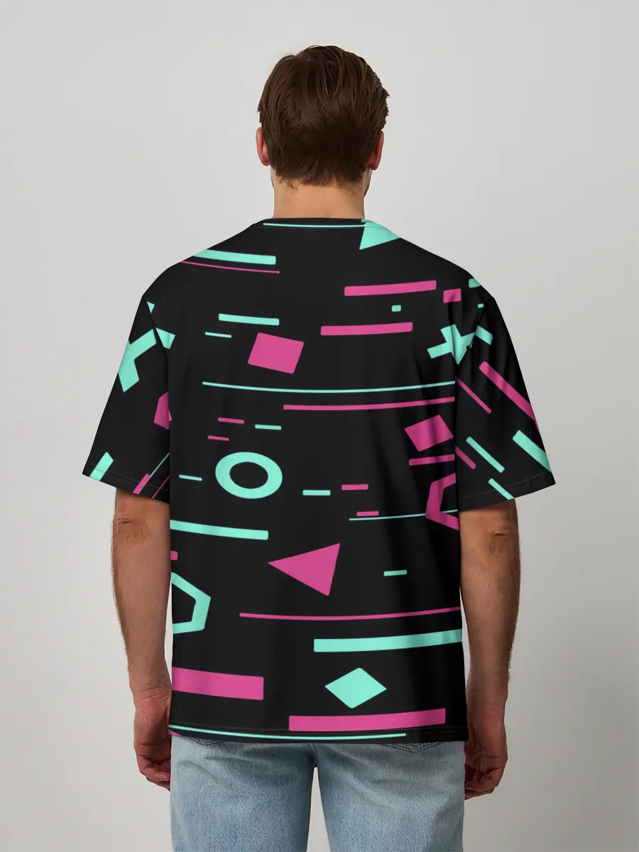 Мужская футболка оверсайз / Игра в кальмара |