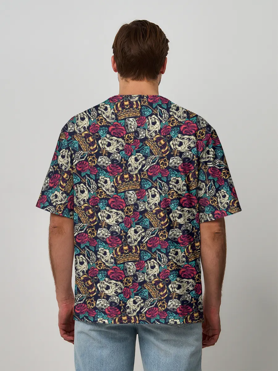 Мужская футболка оверсайз / Тату