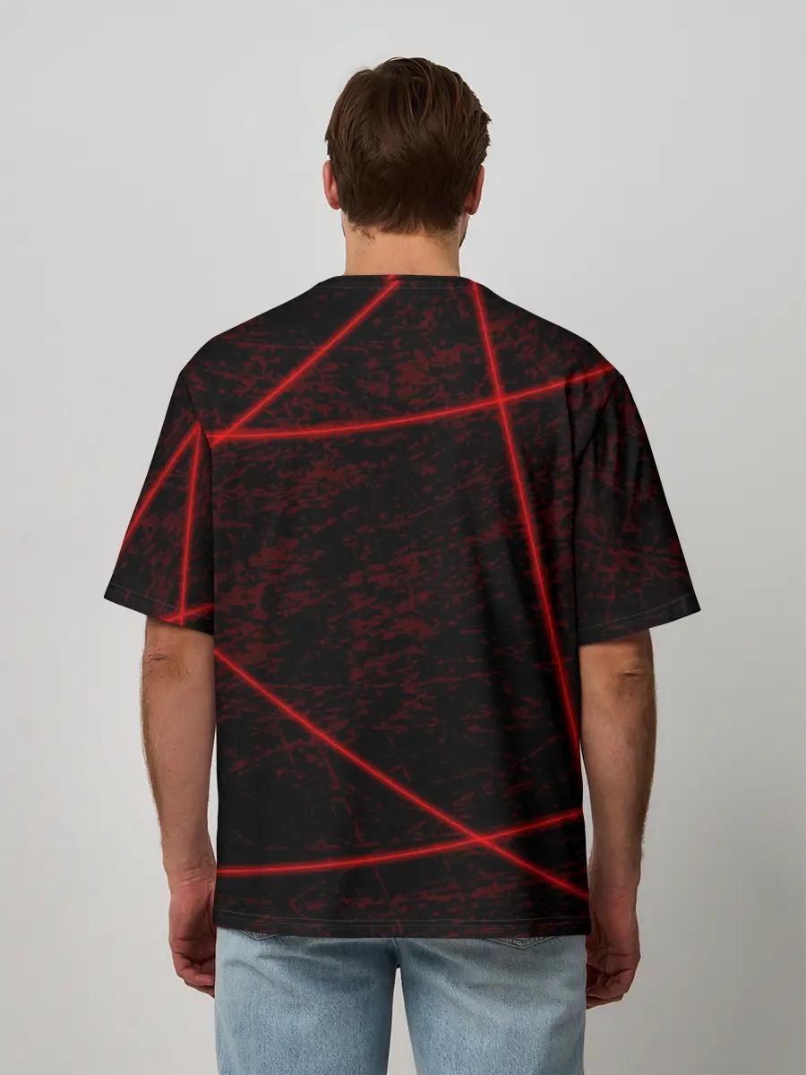 Мужская футболка оверсайз / R6S KAPKAN