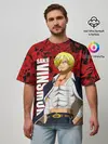 Мужская футболка оверсайз / Санджи Винсмок, One Piece