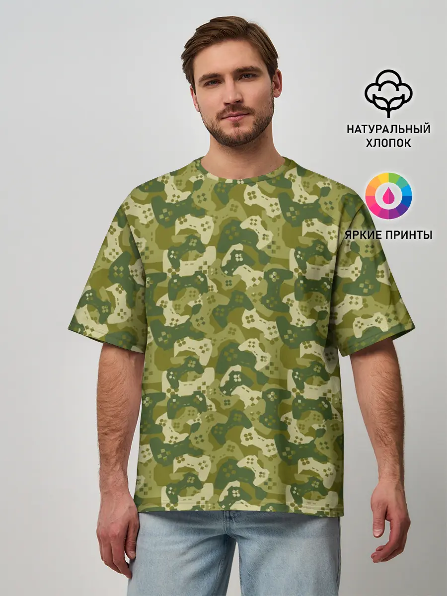 Мужская футболка оверсайз / Gamer