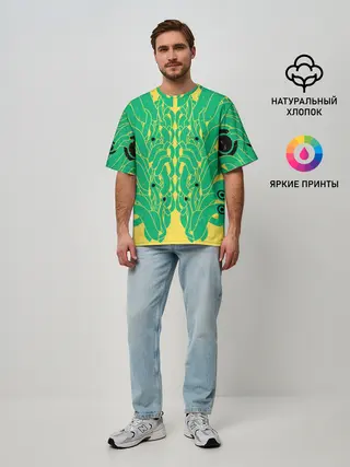 Мужская футболка оверсайз / Пришелиц