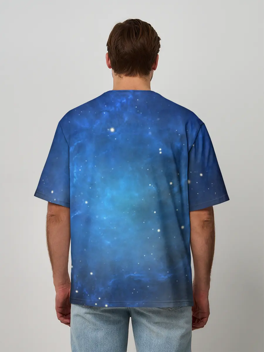 Мужская футболка оверсайз / Light Fury