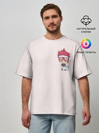 Мужская футболка оверсайз / Повар боец Сома