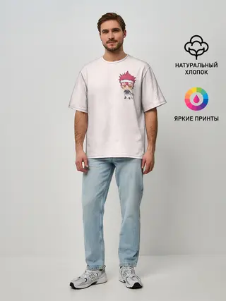 Мужская футболка оверсайз / Повар боец Сома