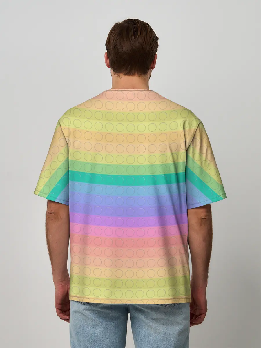 Мужская футболка оверсайз / Поп ит антистресс