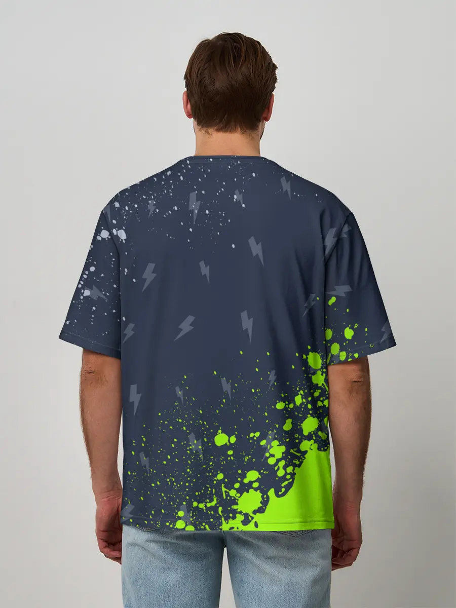 Мужская футболка оверсайз / AC DС