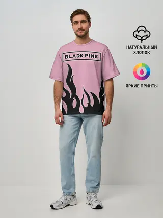 Мужская футболка оверсайз / BlackPink
