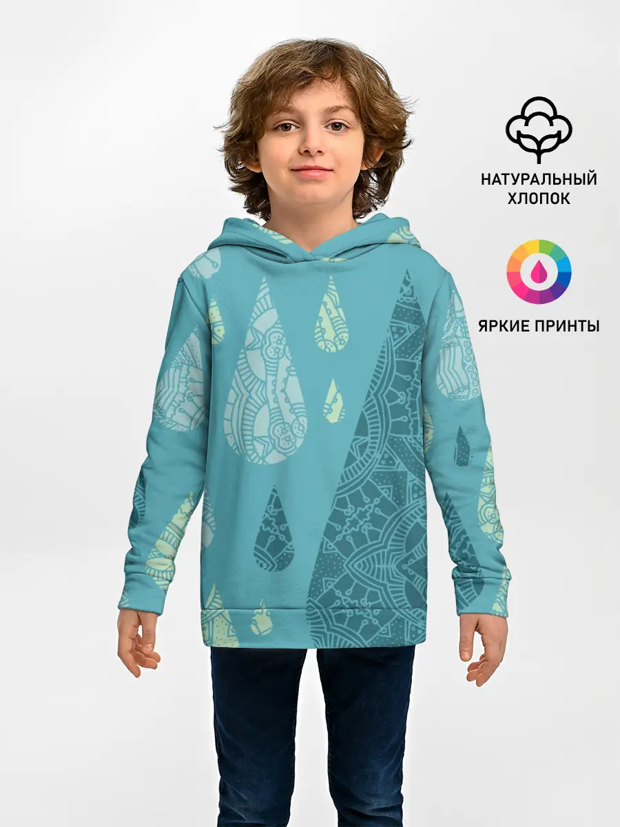 Детское худи / Лесной узор