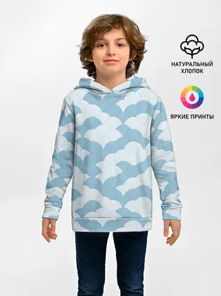 Детское худи / Абстрактные волны
