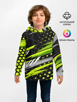 Детское худи / Black and Green