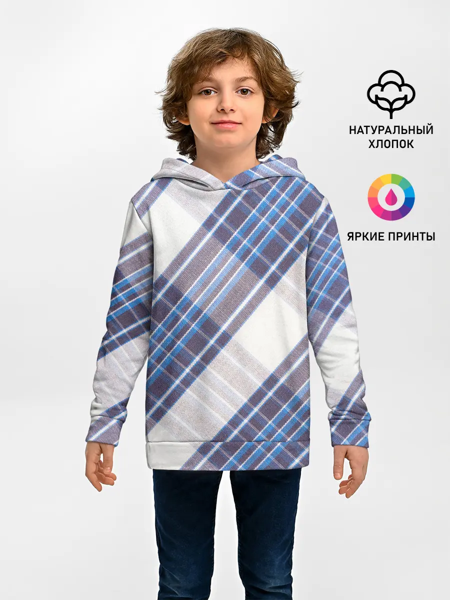 Детское худи / Шотландка | Scottish | Tartan