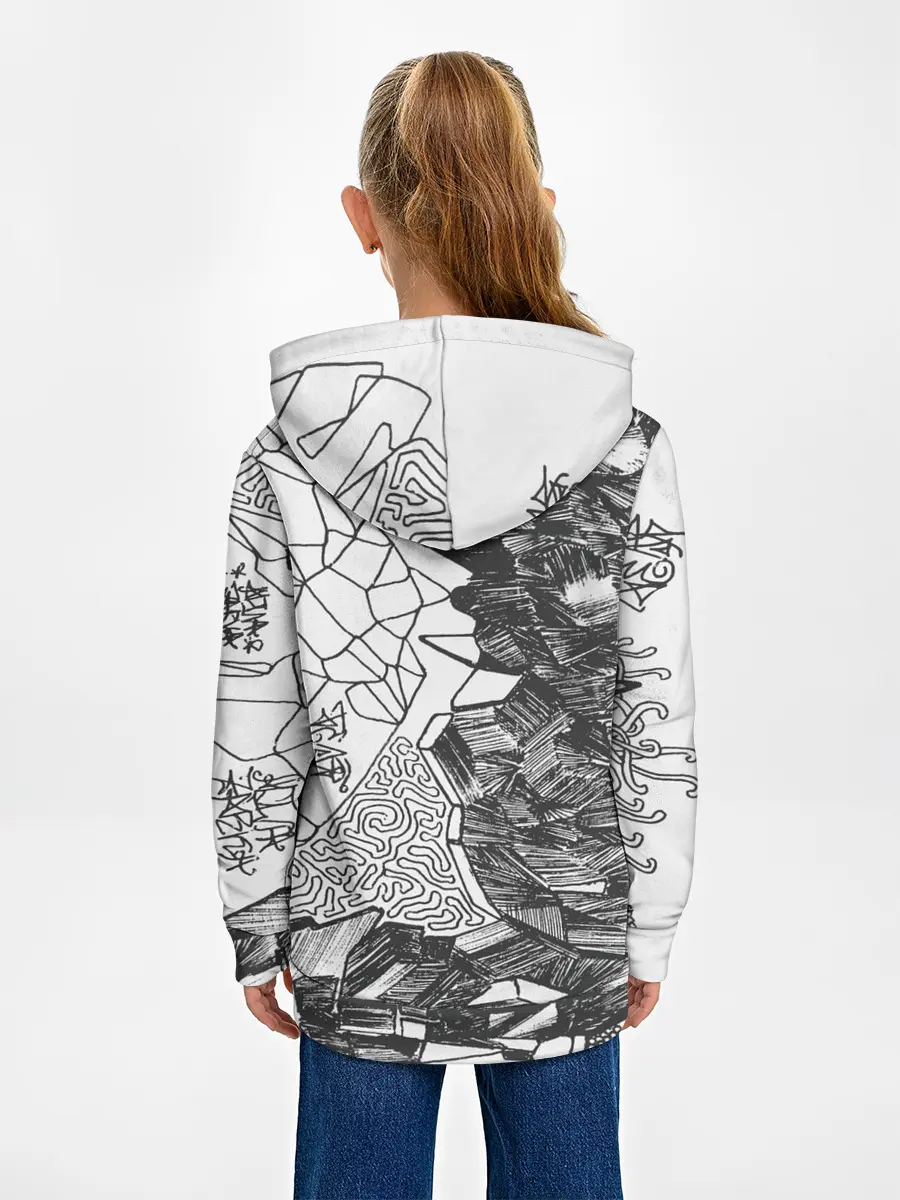 Детское худи / Структурная мозайка