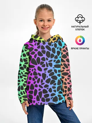 Детское худи / Неоновый градиент