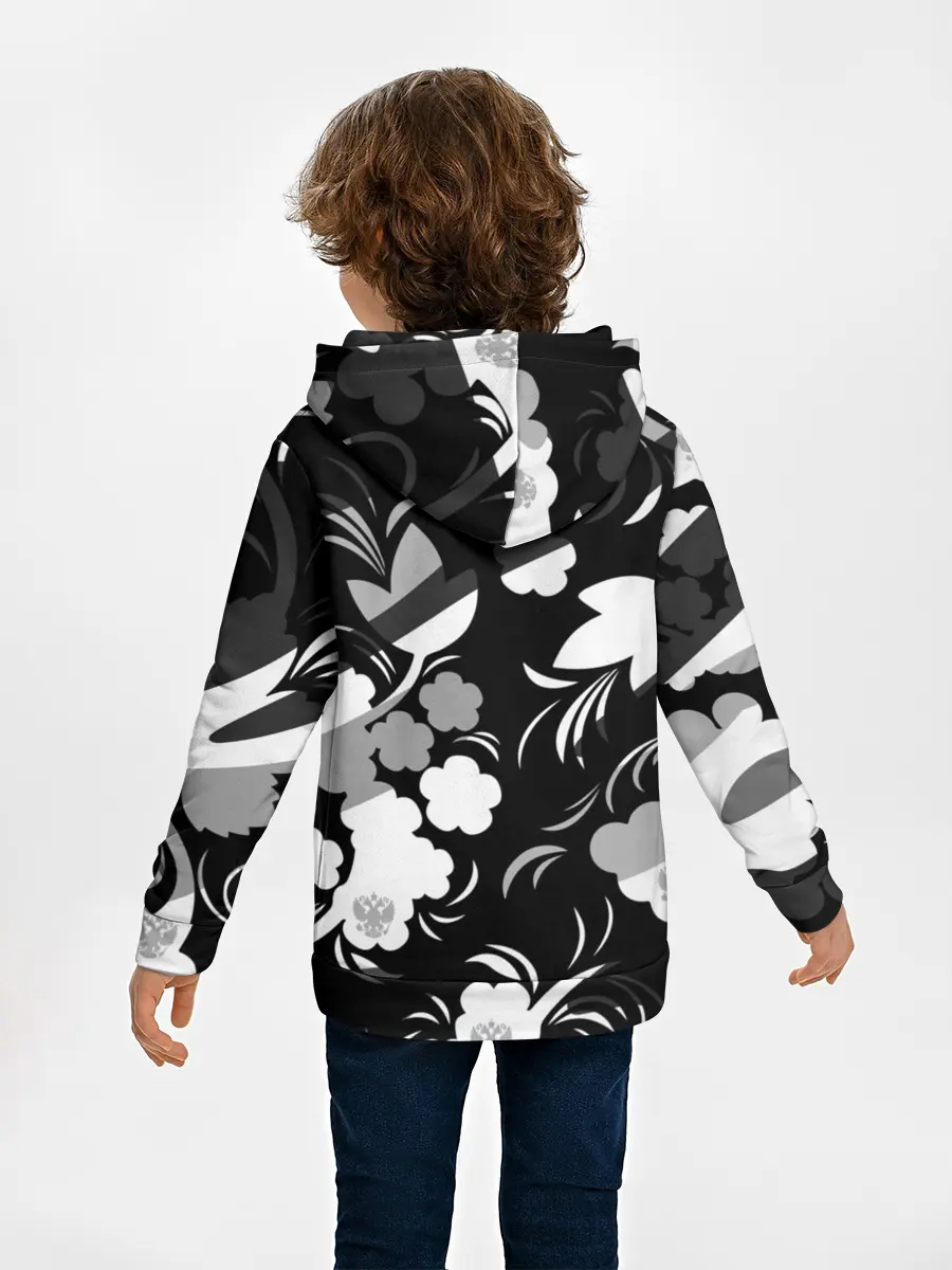 Детское худи / Russia | Камуфляж белый