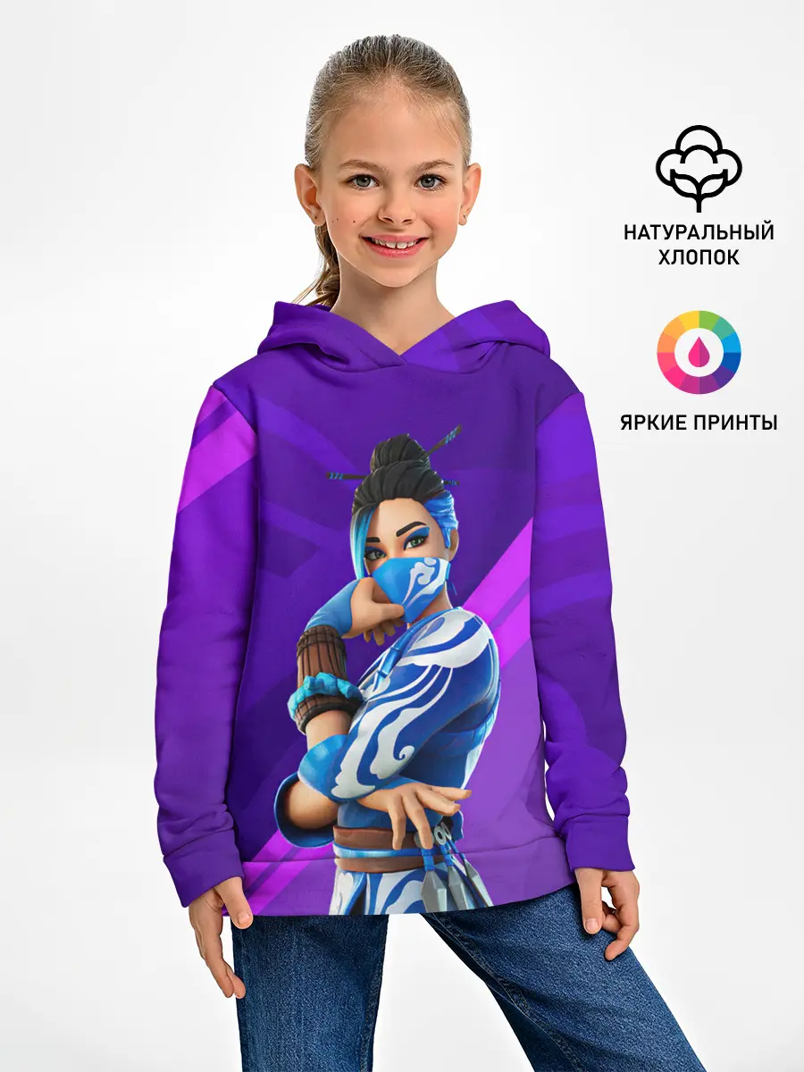 Детское худи / Fortnite Blue Jade