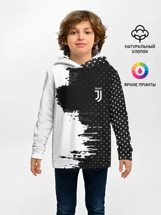 Детское худи / Juventus uniform black 2018