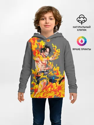 Детское худи / Портгас Д Эйс из One Piece