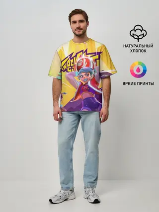 Мужская футболка оверсайз / Knockout City